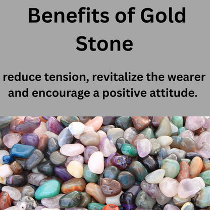 Earth Stone Collection - Tusk Gold Sand Stone Necklace