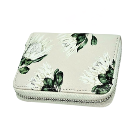 Ladies Medium Protea Wallet 11x9x2.7cm - Design 1
