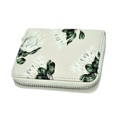 Ladies Medium Protea Wallet 11x9x2.7cm - Design 1