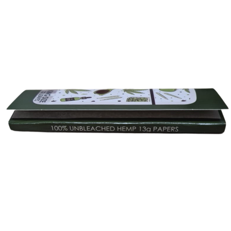 Africa Flame 100% Hemp Rolling Paper - 50 Booklets - White - 4 Pack