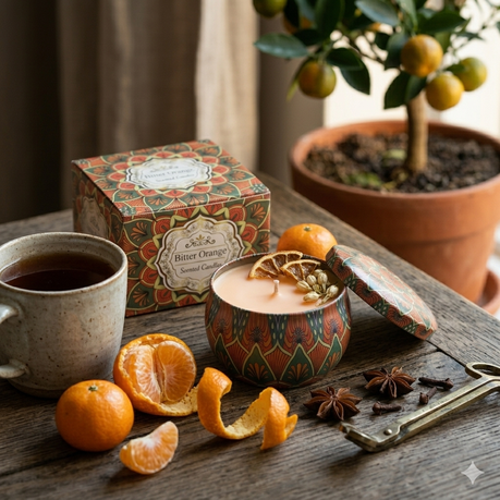 Artisan Soy Wax Scented Tin Candle - Black Forest