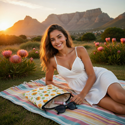 Cosmetic Bag - Sunflower