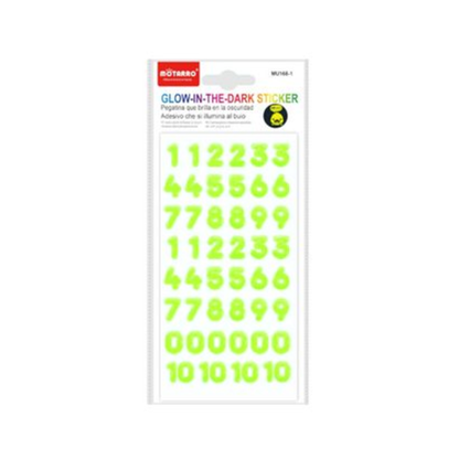 Motarro Glow In The Dark Stickers 1 Sheet - Sea Life
