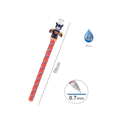Motarro Erasable Pen Blue 0.7mm 2PCS