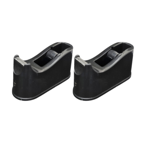 Motarro Tape Dispenser 147x57x75mm - Black 2 Pack