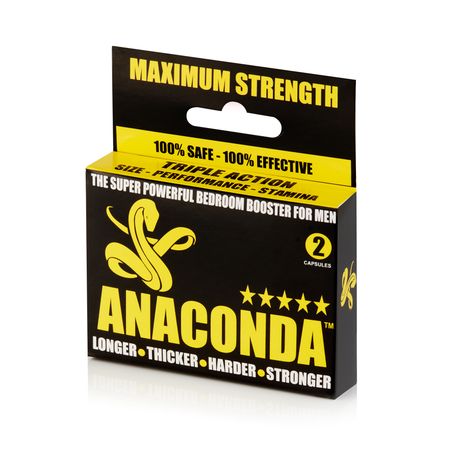 40 Capsules Shipper - Anaconda - Bedroom Booster -  (2 Capsules x 20 Packs)