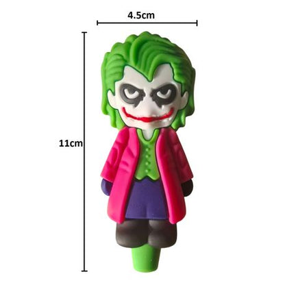 Silicone Rasta Pipe - Joker - Yellow