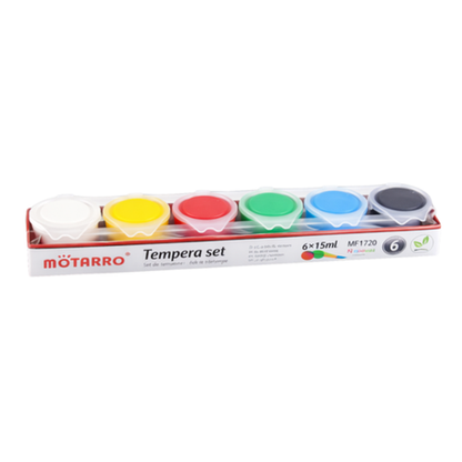 Motarro Tempera Set Paint - 6x15ml