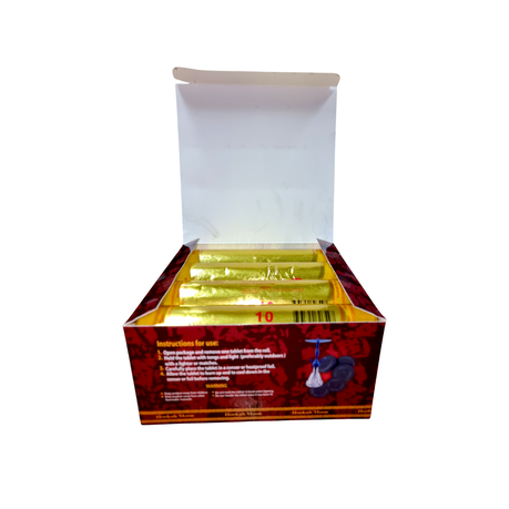 Hookah Moon Instant Lite Hookah Charcoal - 80 Pack