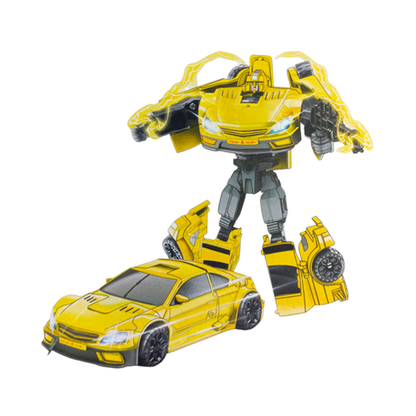Super Robot Action Figures - 2 Pack - Orange & Yellow