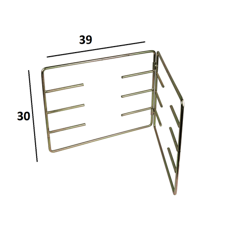 Braai Grid Stand - Hinged