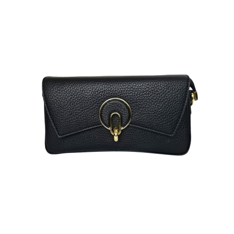 Ladies Bag - Strap Included - 13×24cm - Black