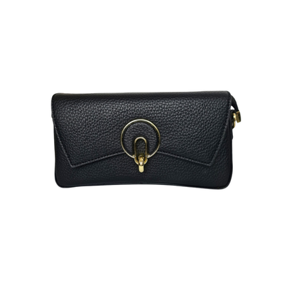 Ladies Bag - Strap Included - 13×24cm - Black