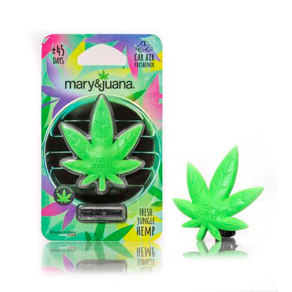 Car Air Freshener Mary & Juana Green - 4 Pack