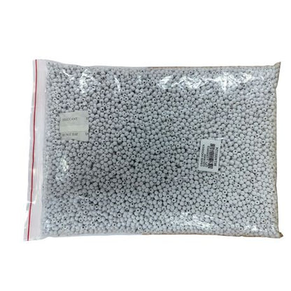 Wooden Beads - +- 1KG Pack - 12mm White