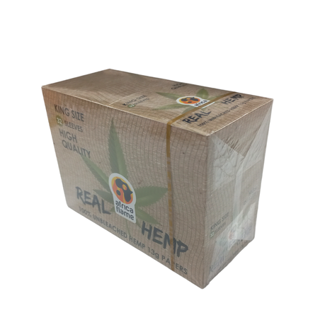 Africa Flame 100% Hemp Rolling Paper - 50 Booklets - 4 Pack