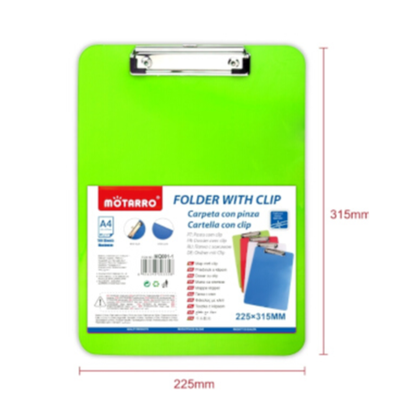 Motarro Clipboard 315x225mm - 2 Pack - Light Pink