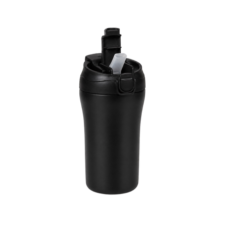 Travel Mug Flip Straw Lid - Red