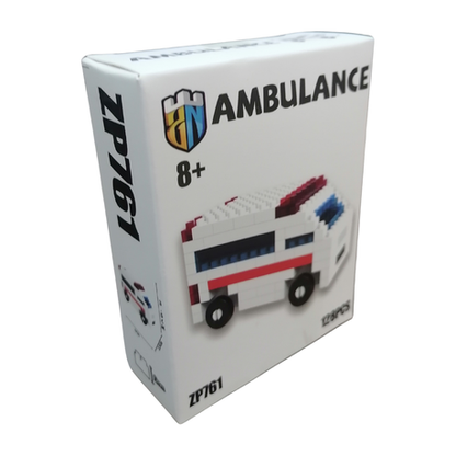 DIY Blocks Ambulance 128PCS