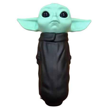 Silicone Rasta Pipe - Yoda - Yellow