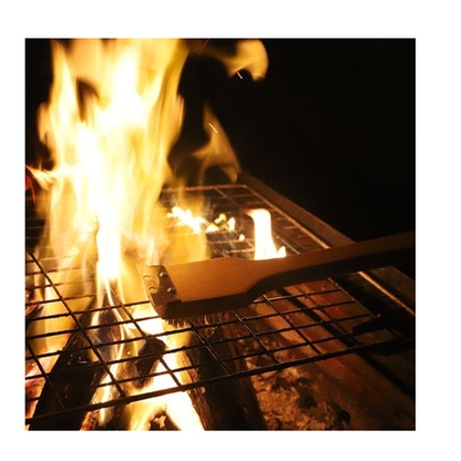 Braai Grid Brush - Wooden Handle