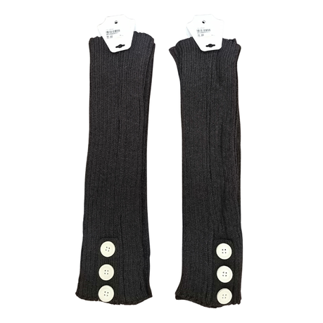 Leg Warmer - Stipe White