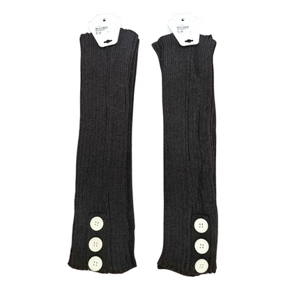 Leg Warmer - Stipe White