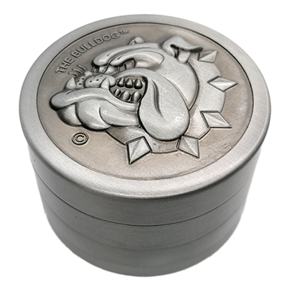 Bulldog 4-Part Metal Grinder & Zengaz Premium Silicone Ashtray