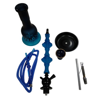 Amaren Ceramic Head Flame Hookah - Single Large - Orange