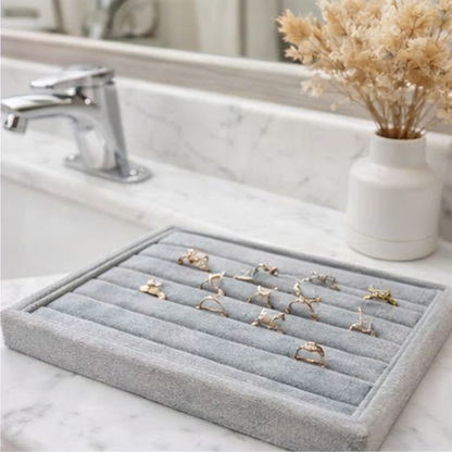 Jewellery Ring Display - Grey