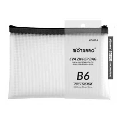 Motarro Eva Zipping Bag B6 200x145mm - Black