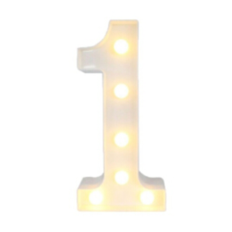 Motarro Led Numbers Light 22cm - 2 Pack - White Number 9