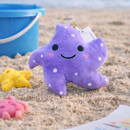 Soft Toy - 14cm Starfish - Purple