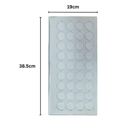 Nail Polish Display 36-Piece - Acrylic Stand