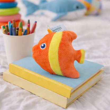 Soft Toy - 12cm Fish - Blue