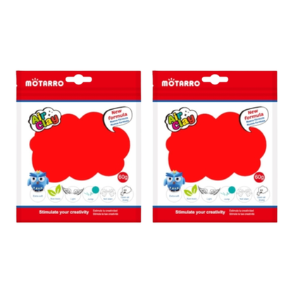 Motarro Air Clay 60g - Red 2 Pack