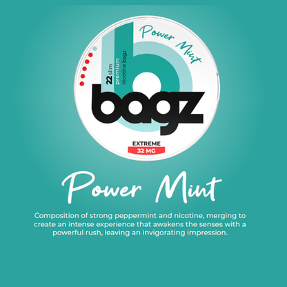 Bagz - Nicotine Pouch Power Mint 16 MG