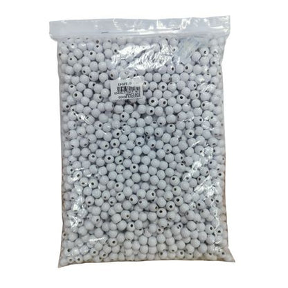 Wooden Beads - +- 1KG Pack - 22mm White