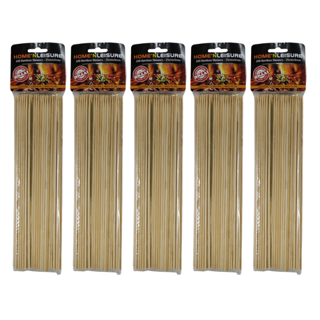 Bamboo Skewers - Set Of 500 Sticks