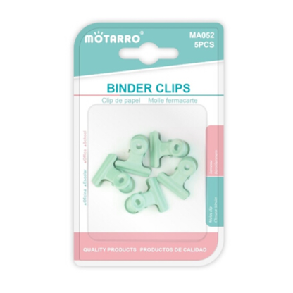 Motarro Binder Clips Pack 5PC - Purple