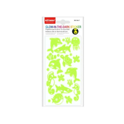 Motarro Glow In The Dark Stickers 1 Sheet - Numbers