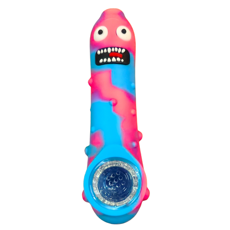 Silicone Rasta Pipe - Pickle Rick - Green