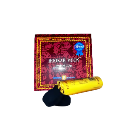 Hookah Moon Instant Lite Hookah Charcoal - 80 Pack