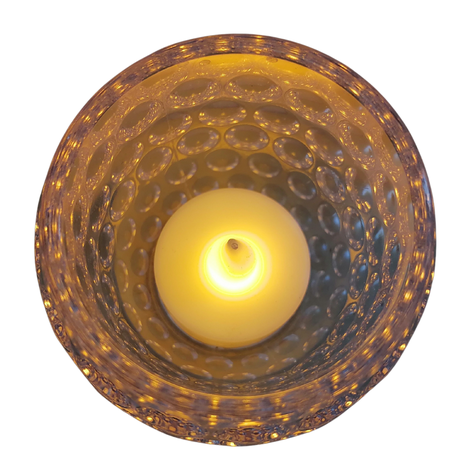 Battery Operated LED Candle in Votive Holder