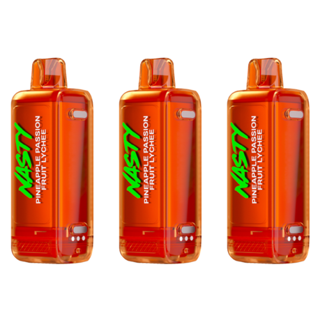 Nasty Versa 30k Disposable POD - Pineapple Passion Fruit Lychee - 3 Pack