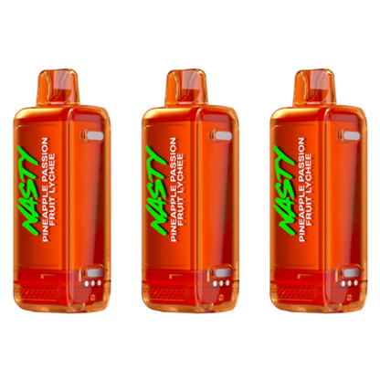 Nasty Versa 30k Disposable POD - Pineapple Passion Fruit Lychee - 3 Pack