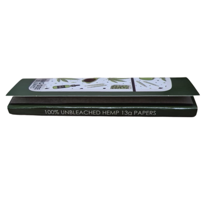 Africa Flame 100% Hemp Rolling Paper - 50 Booklets - White