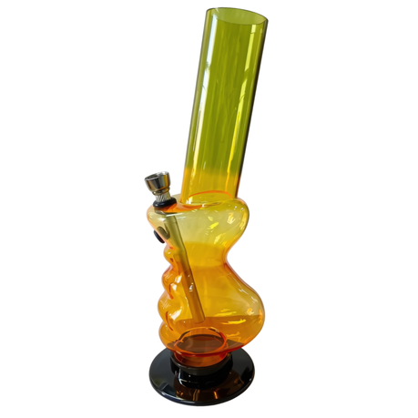 Acrylic Water Bong Rasta Color 26cm - Hand Grip