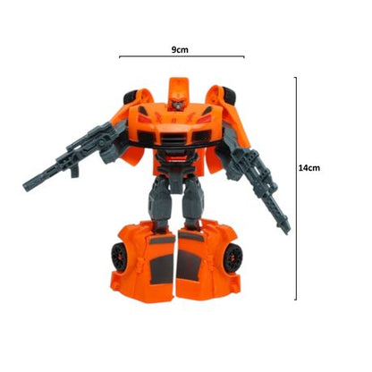 Super Robot Action Figures - 2 Pack - Orange & Yellow