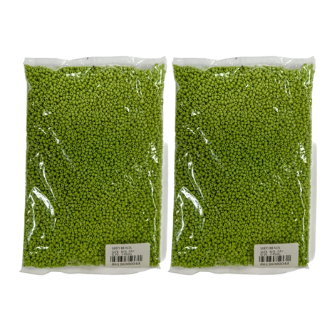 Seed Beads 450g - 2 Pack - Medium Neon